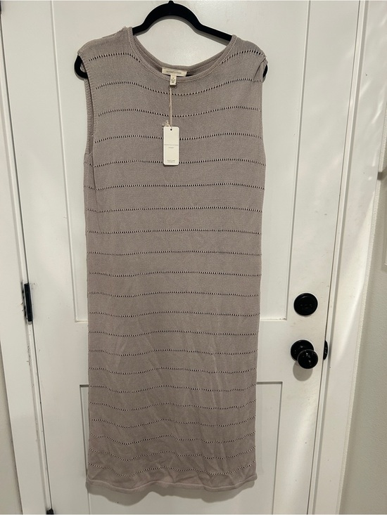 grade & gather Dresses & Skirts - Grade & Gather Knit Midi Dress in Taupe size medium